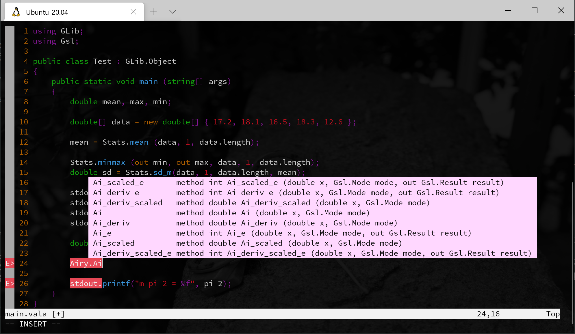 vim-vala